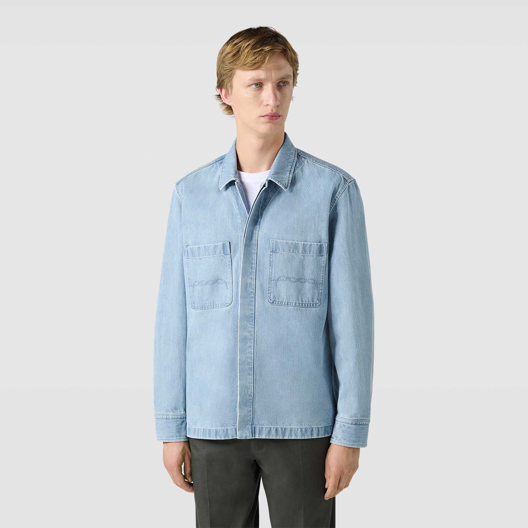 Surchemise De Travail En Denim