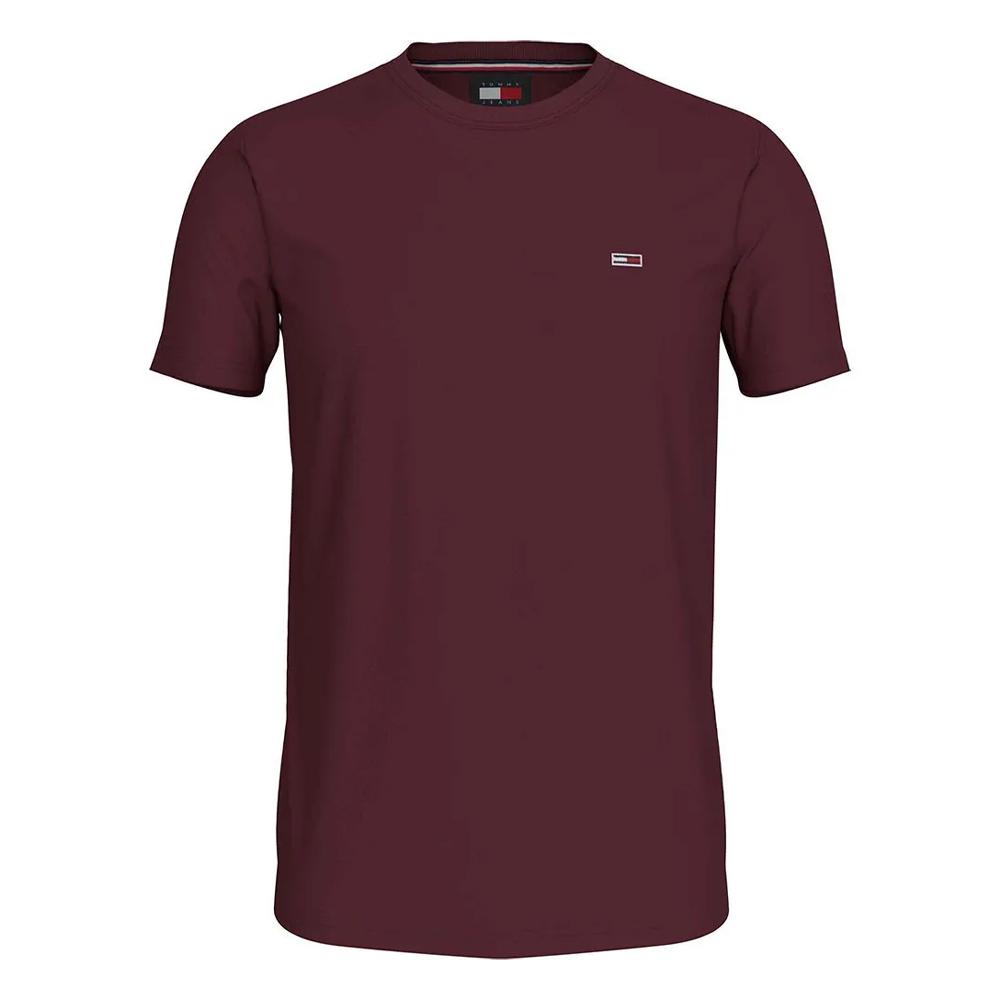 Tommy Hilfiger T-shirt Prune Homme Tommy Hilfiger Jersey
