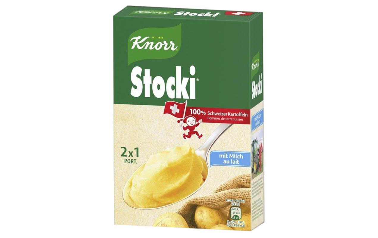 Stocki 2 x 1 PortionDas beliebte Kartoffelpüree aus besten Schweizer Kartoffeln