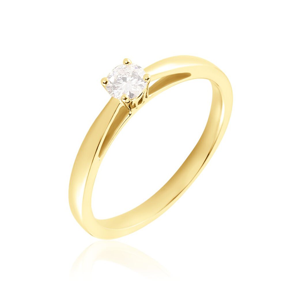 Bague Soltaire Celina Or Jaune Diamant