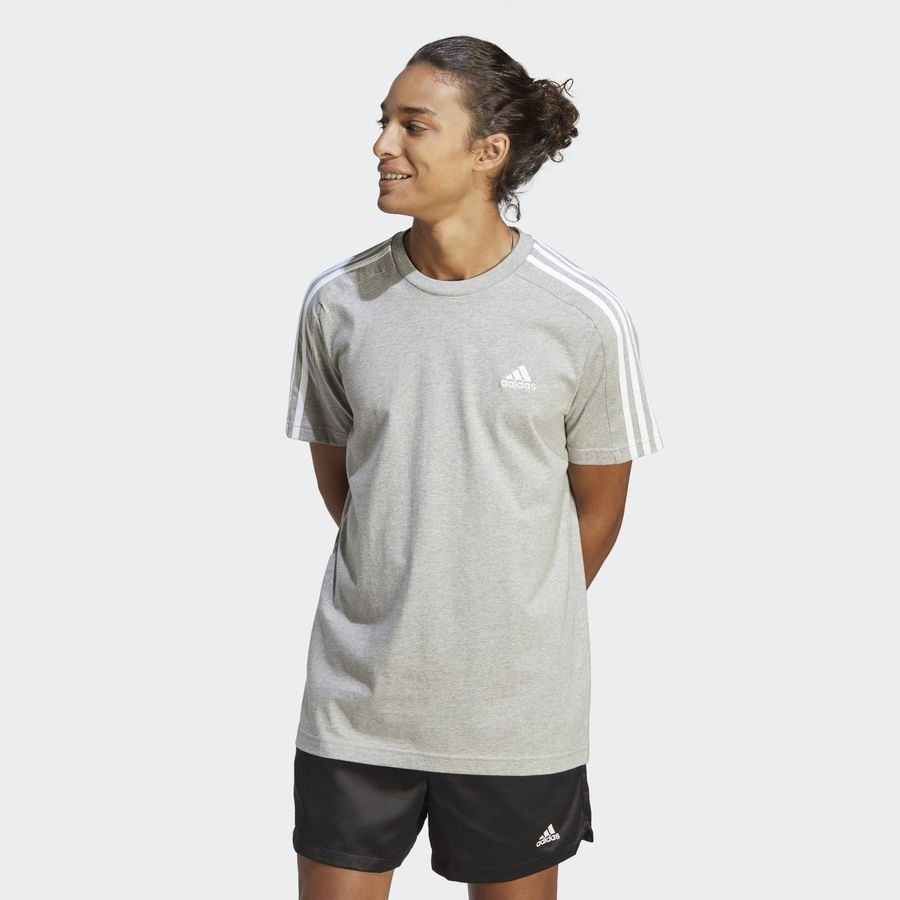 Adidas T-shirt à 3 bandes en jersey Essentials