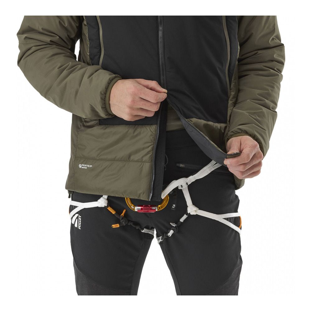 Millet FUSION AIRWARM - Doudoune Homme ivy/noir