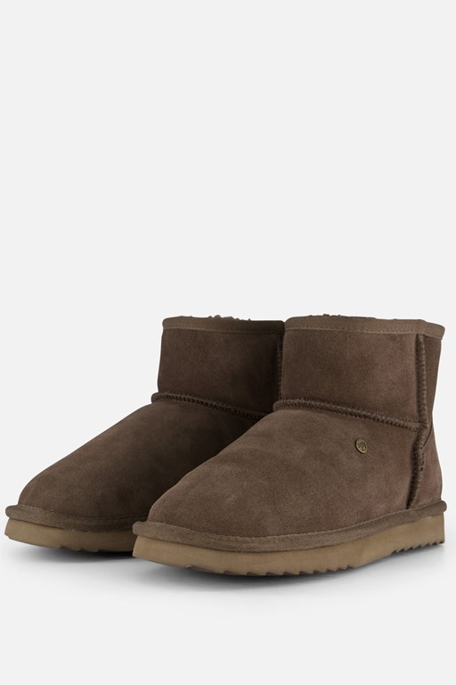 Warmbat Wallyby Gevoerde boots bruin Suede