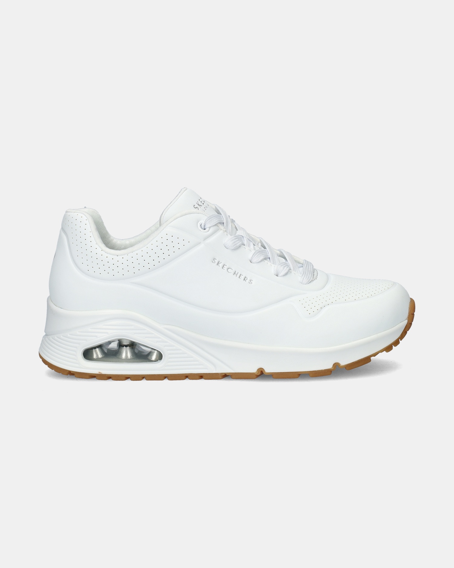 Skechers Street Uno Lage sneakers  - wit