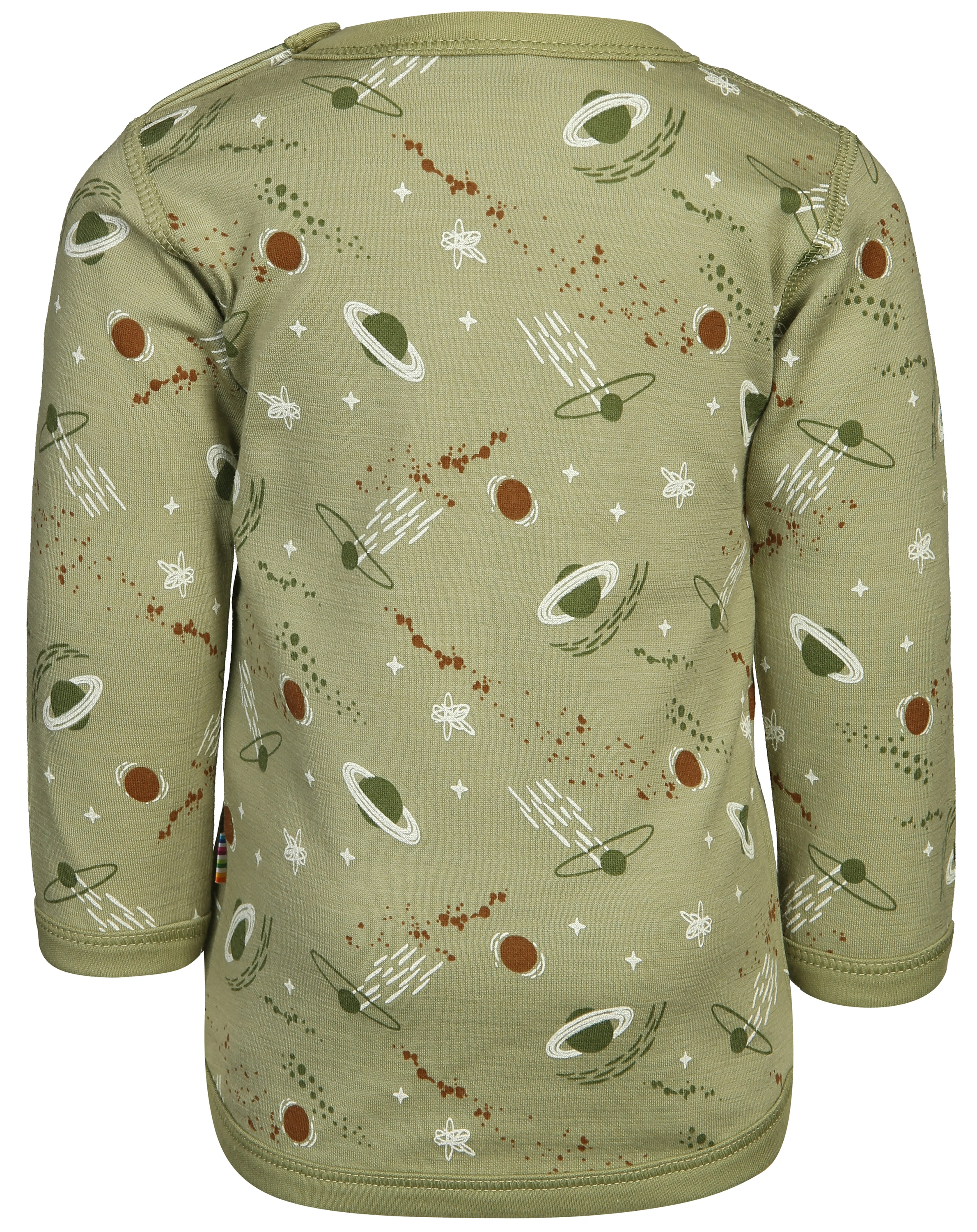 Langarmshirt 617 - SATELLITE AOP in sage