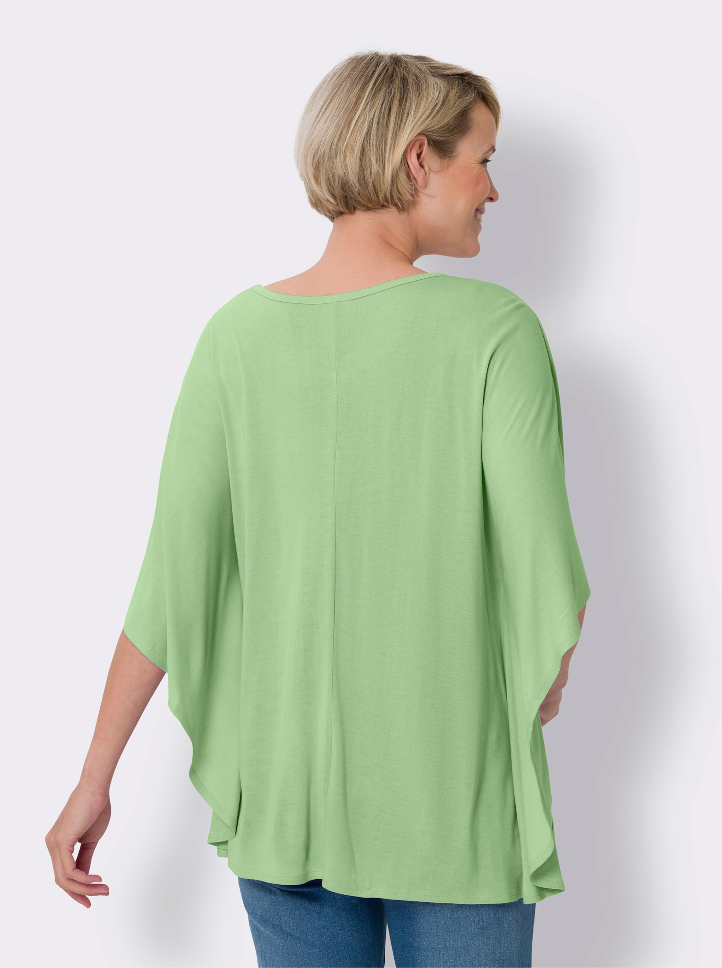 Fledermausshirt aus reiner Viskose