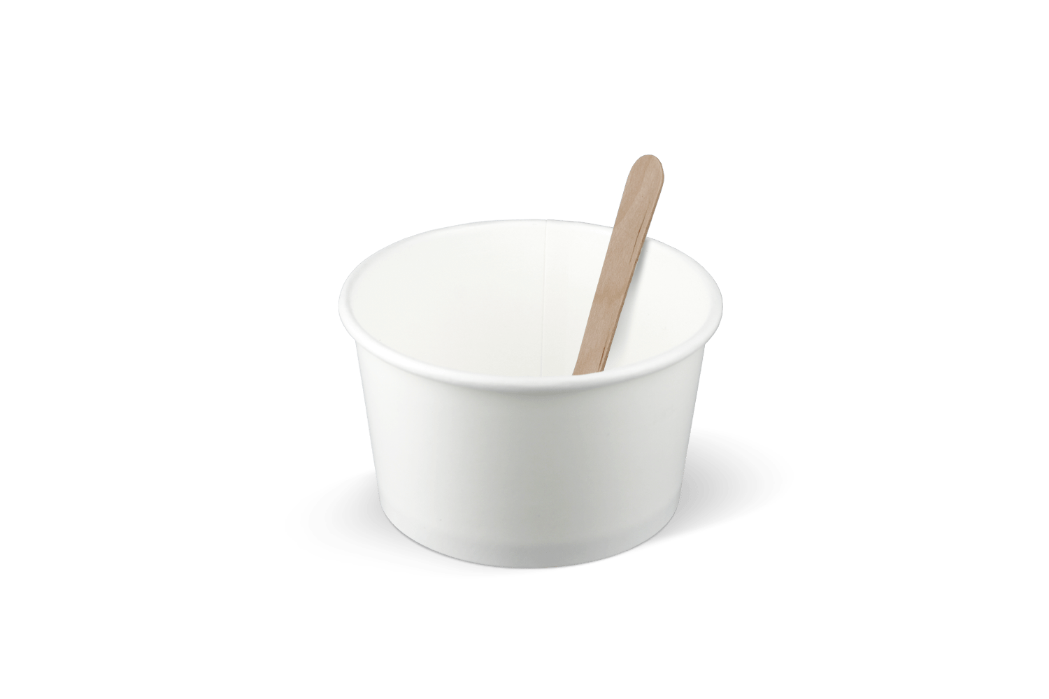 IJsbeker 240ml Ø92mm 8oz karton wit