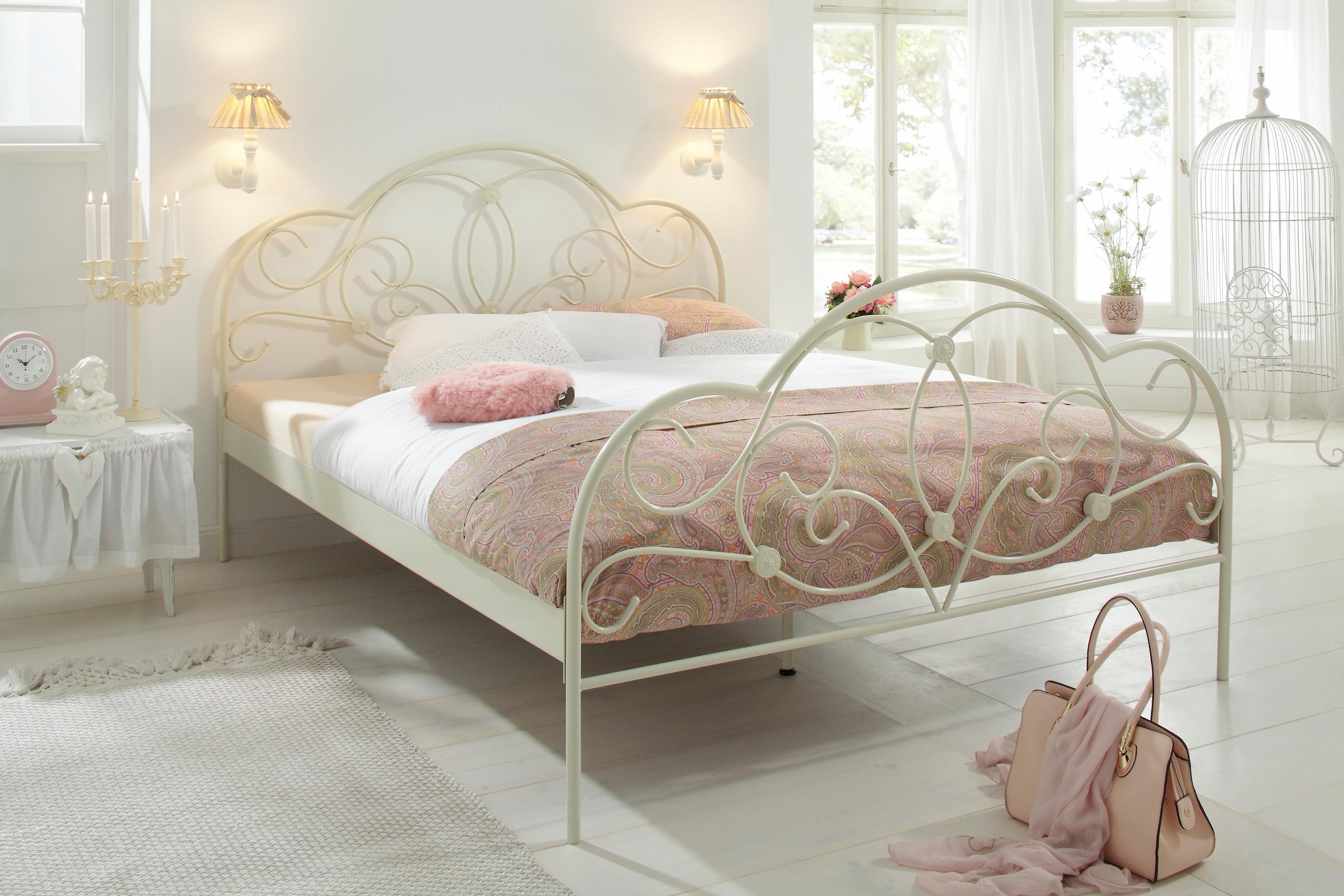 Home affaire Metallbett »TOPSELLER!« OTTOs Choice,  mit aufwendiger Verzierung, romantischer Stil