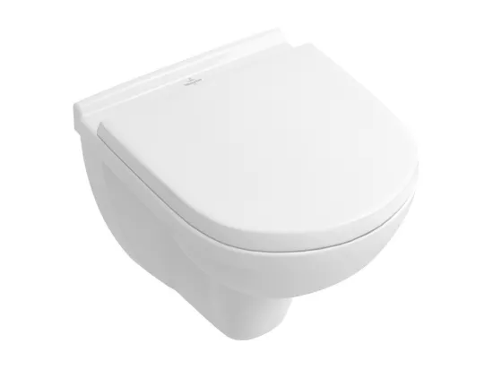 WC suspendu compact sans bride O.novo VILLEROY ET BOCH 36 x 49 cm + abattant