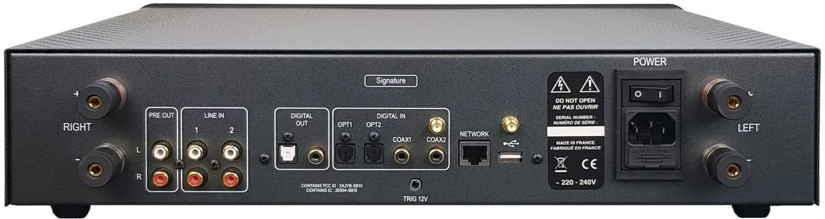 Atoll SDA200 Signature Aluminium   Davis Acoustics Courbet N°5 Blanc Satiné Chaînes hi-fi composées
