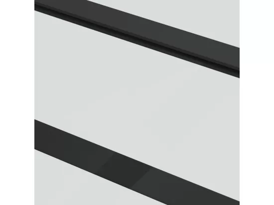 Porte coulissante et quincaillerie Verre et Aluminium 102x205cm