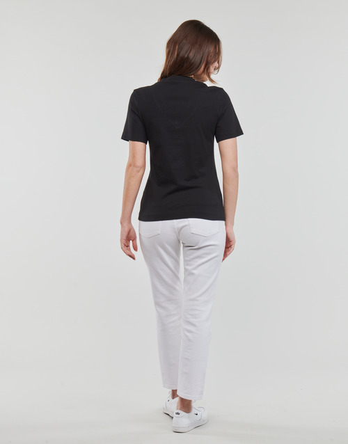 Calvin Klein Jeans - MONOLOGO SLIM V-NECK TEE - Noir