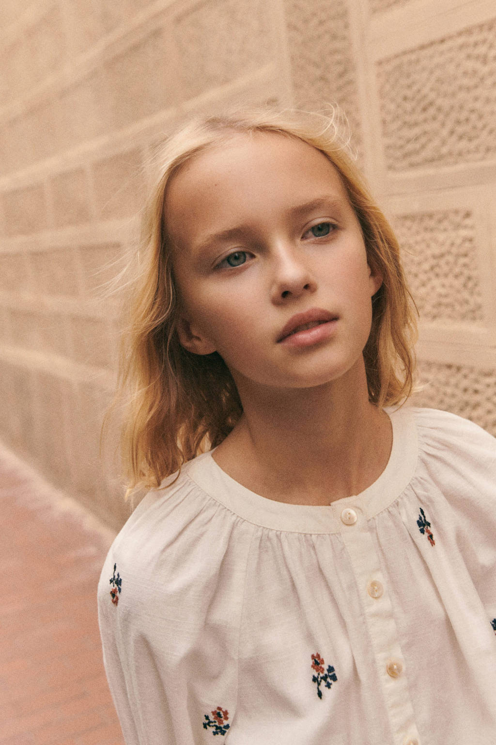 Mango Kids blouse wit