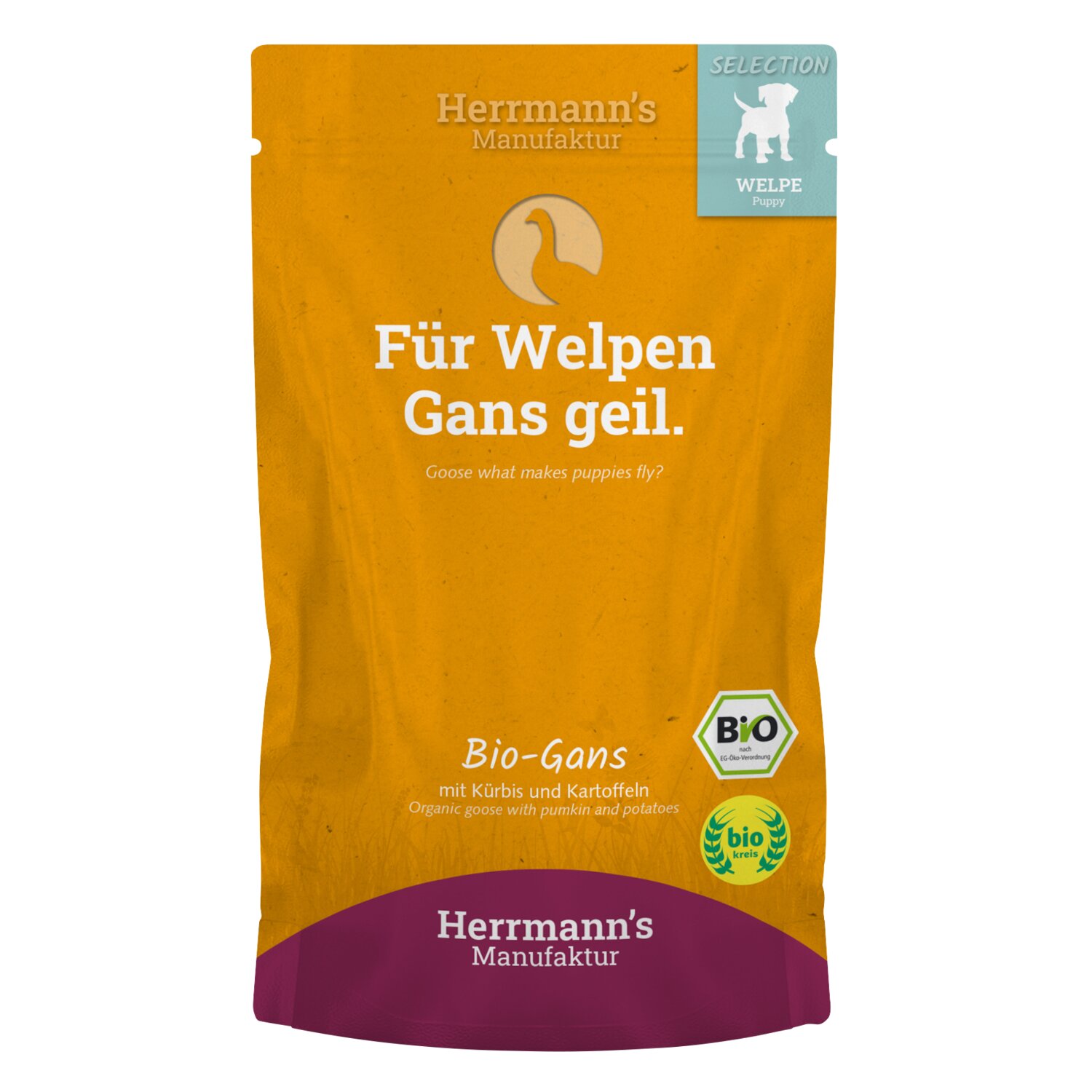 Herrmann's Manufaktur Nassfutter Selection Puppy  - 150g - Gans