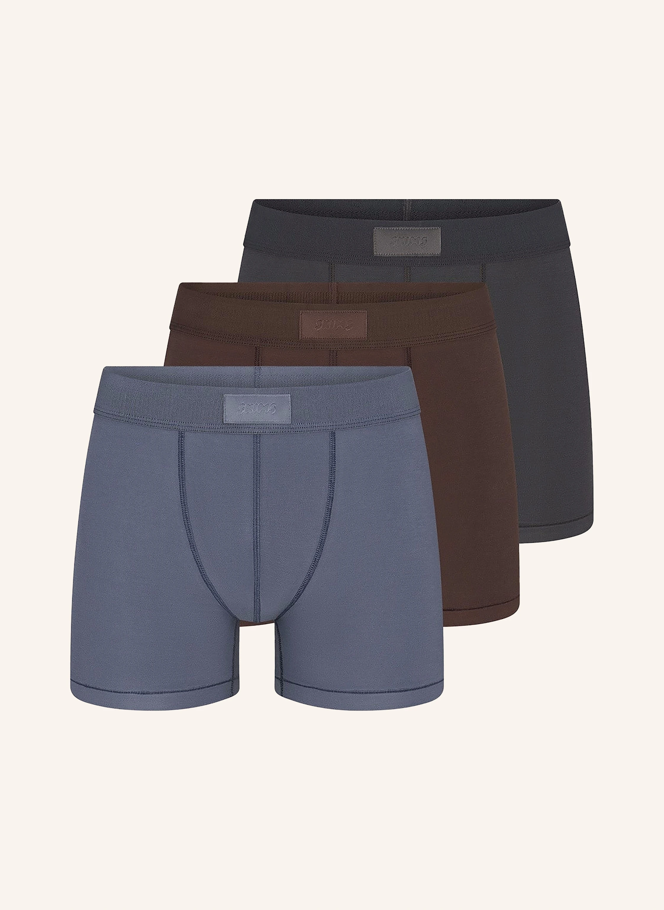 SKIMS 3er-Pack Boxershorts SKIMS COTTON