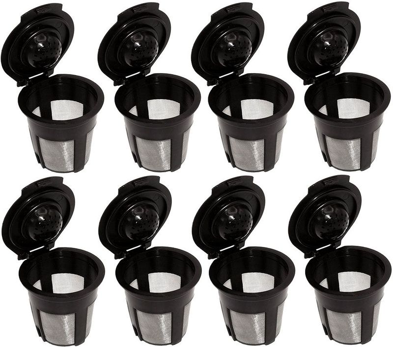 8Pcs Herbruikbare Koffie Filter K Cups Pod Keurig 1.0 Brewers Capsule Refill