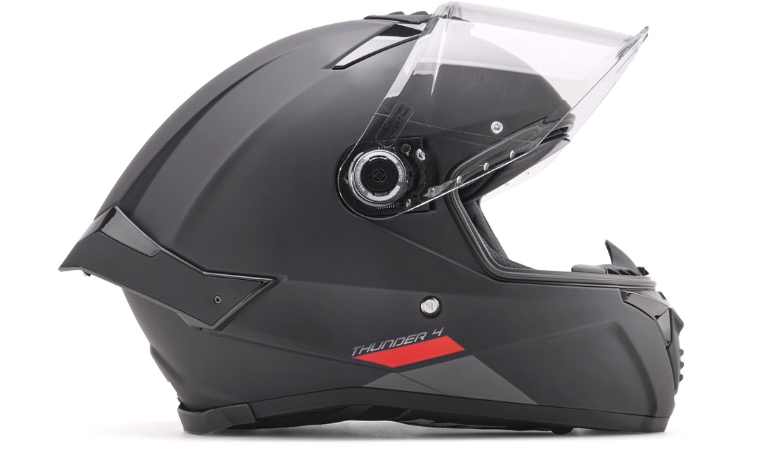 Styrthjelm fullface MT Thunder 4 SV matsort str. L