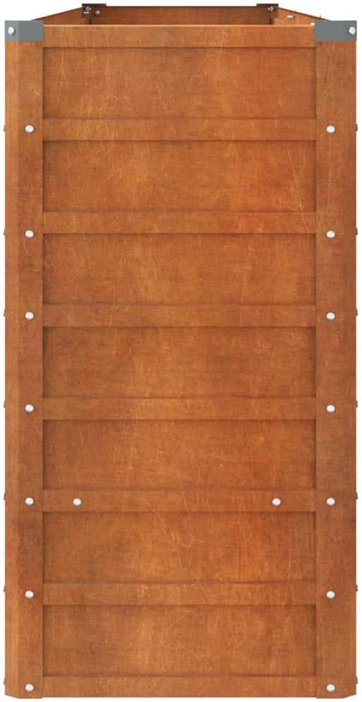 Kangmusi Hochbeet Rostig 320x40x77 cm Cortenstahl, 151957