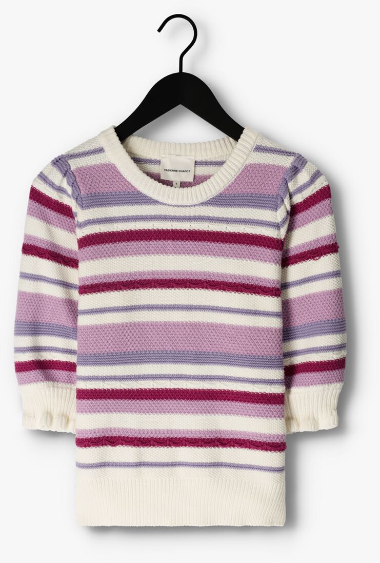 FABIENNE CHAPOT gebroken wit fabienne chapot trui roberta stripe pullover 205