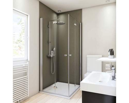 Doucheachterwand BREUER Mocha 90 x 210 cm