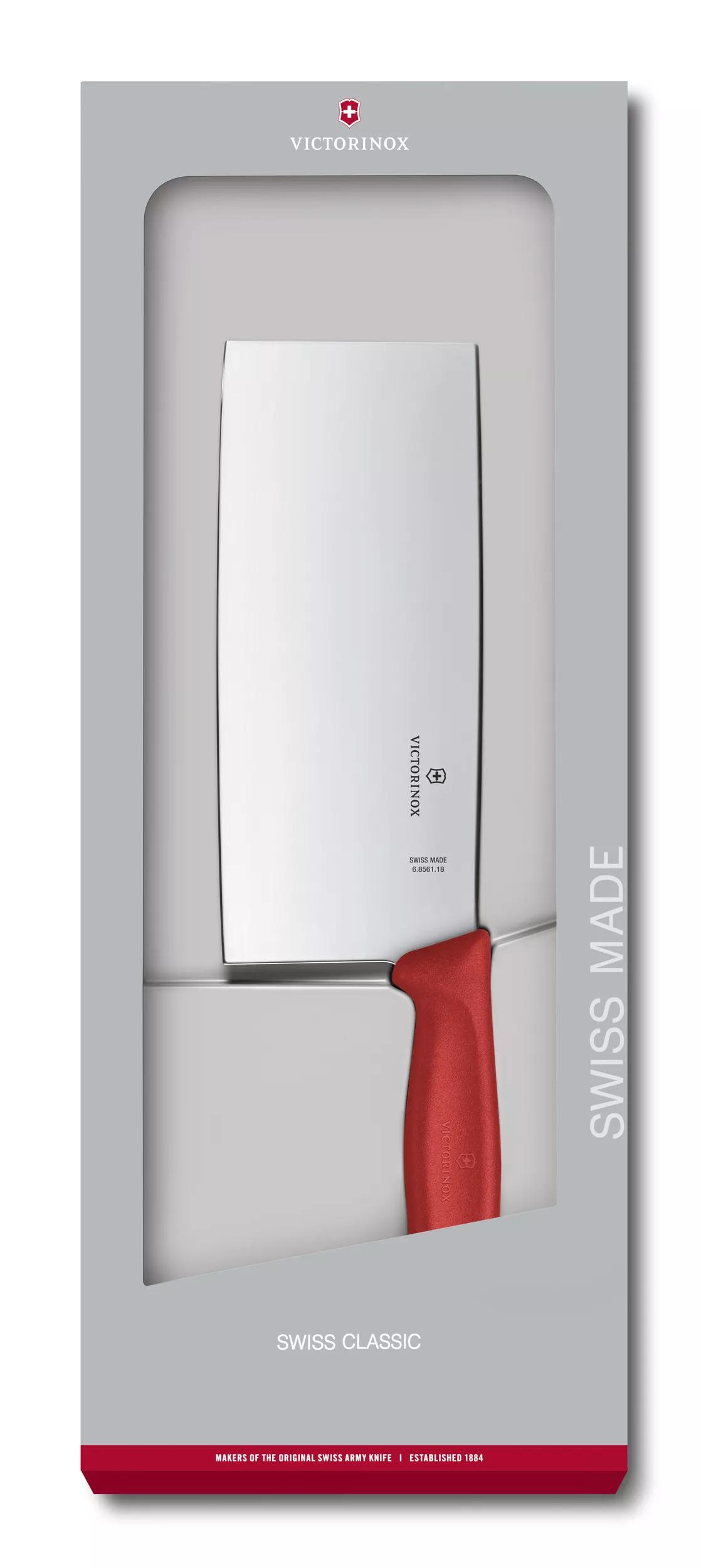 Swiss Classic Kochmesser, chinesische Form-rot