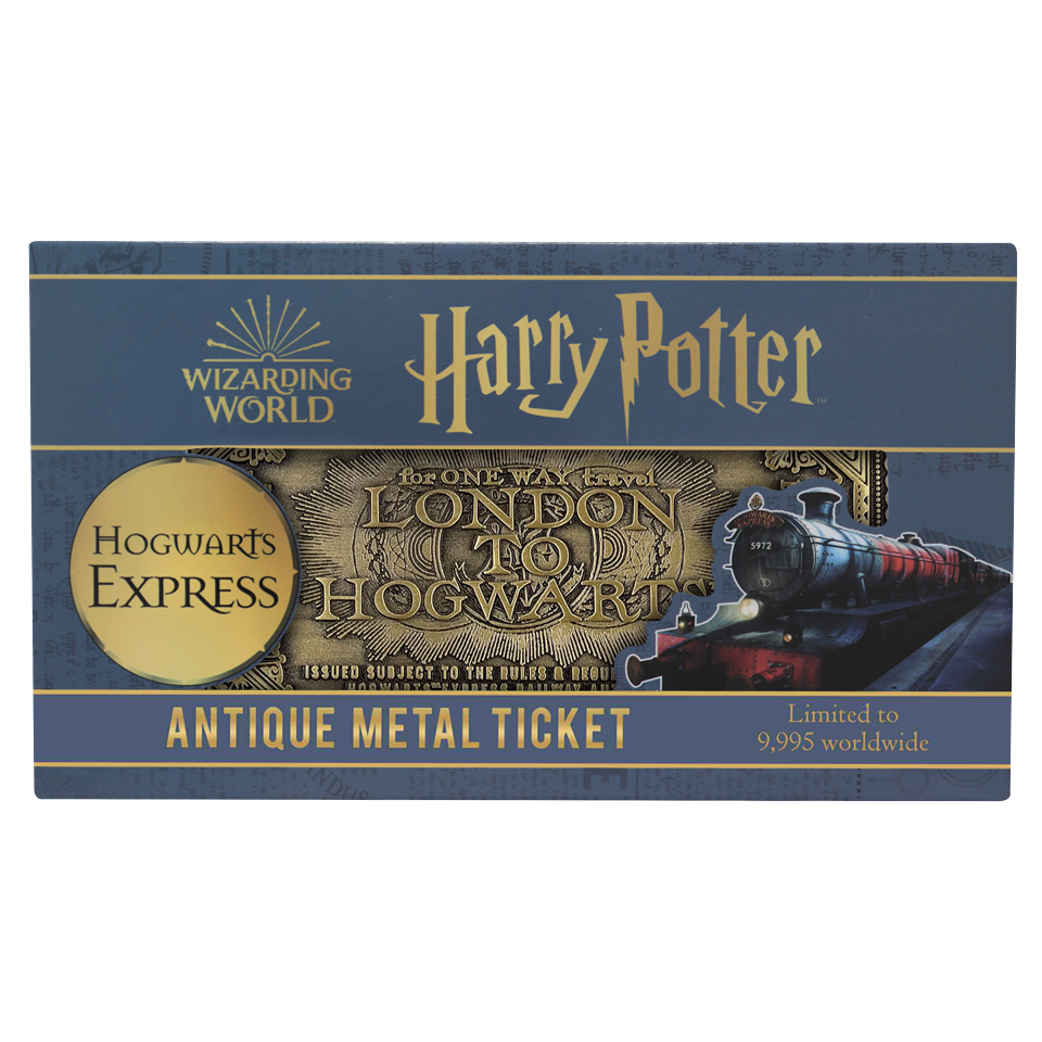 Harry Potter Limited Edition Replica Hogwarts Express Train Ticket