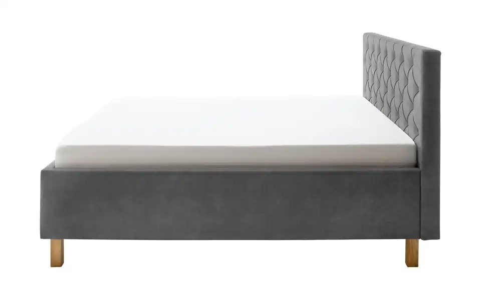 Polsterbettgestell San Remo Anthrazit 160 cm