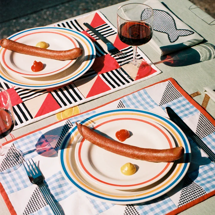 HAY - Sobremesa Tischset, check blue