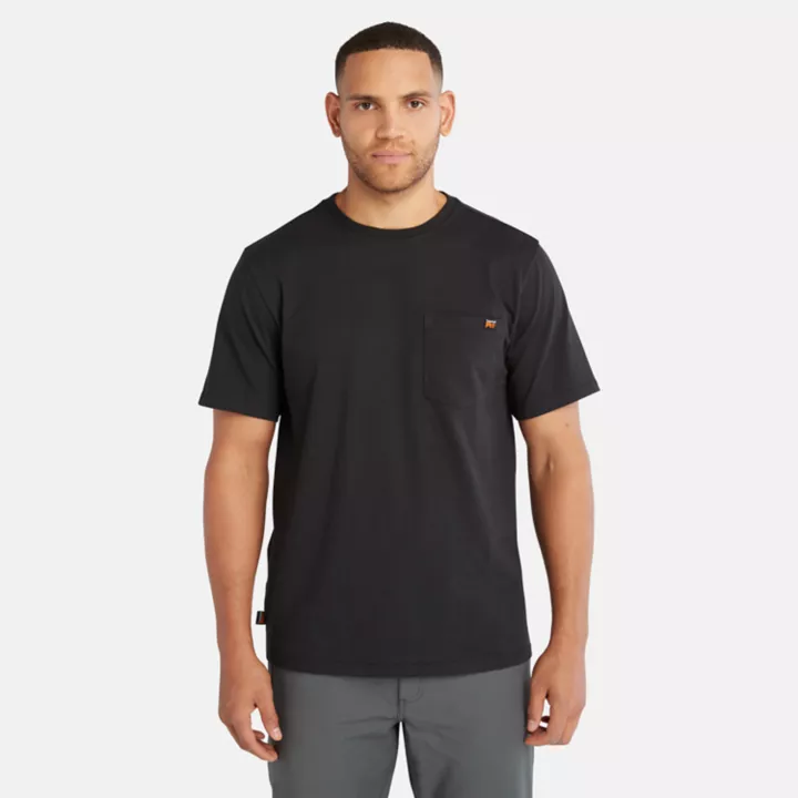T-shirt à poche Timberland PRO Core pour homme en noir monochrome