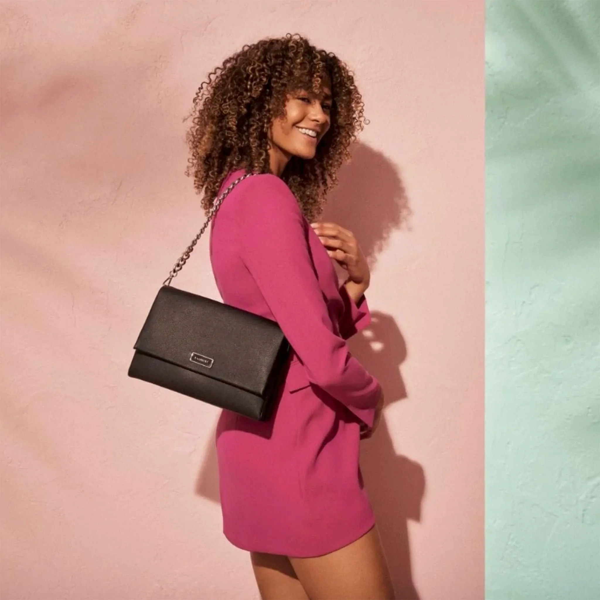Lambert Sac à Main Valeria - Noir Pebble