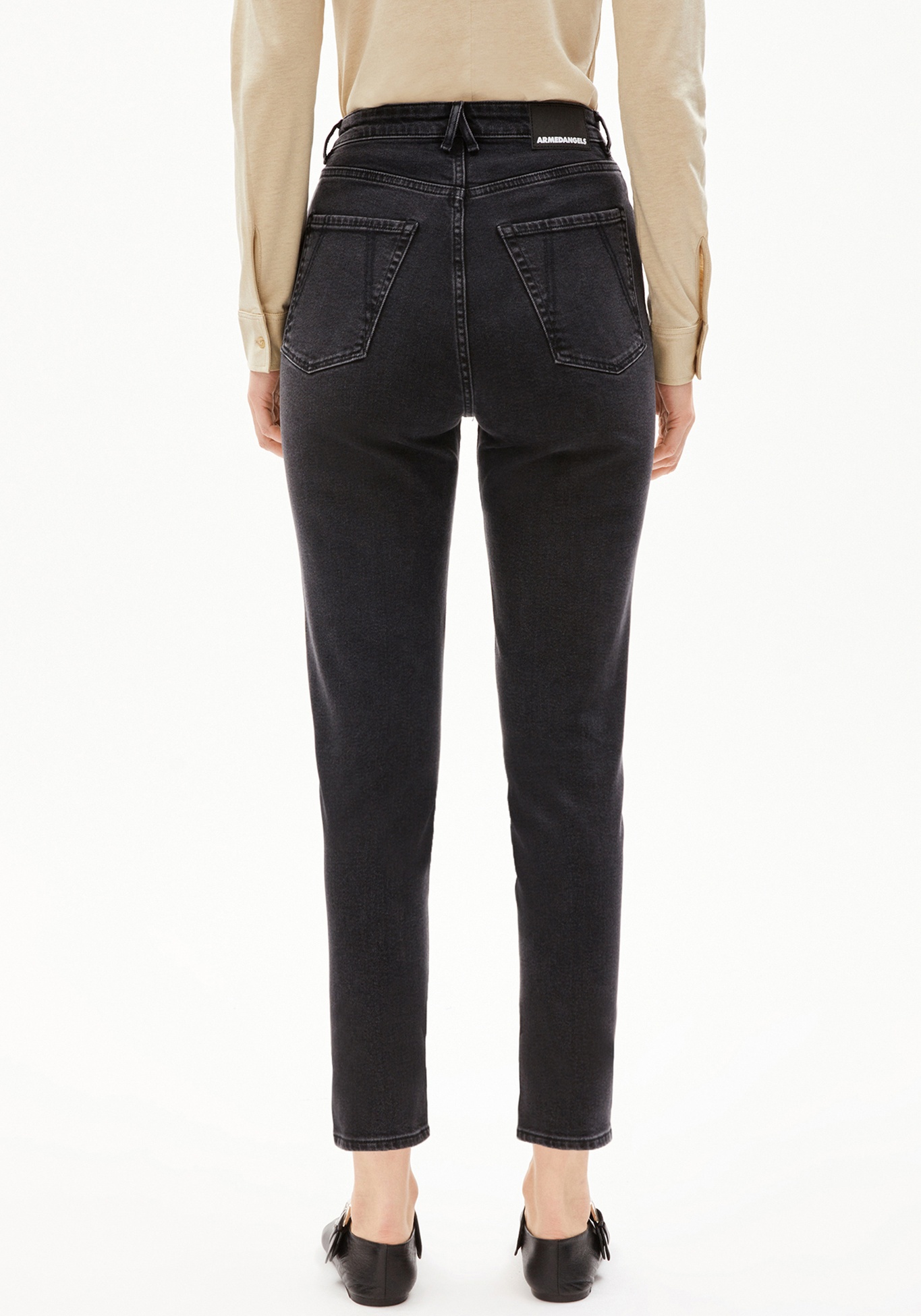 Armedangels Damen-Jeans Mairaa Ebony
