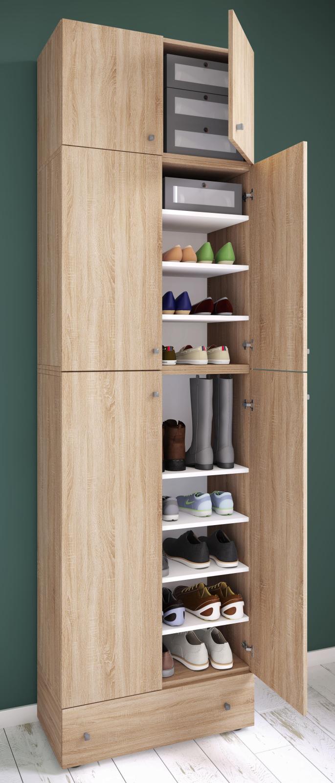 Mehrzweckschrank LONA XXL - Sonoma Eiche - Holz - 240 cm