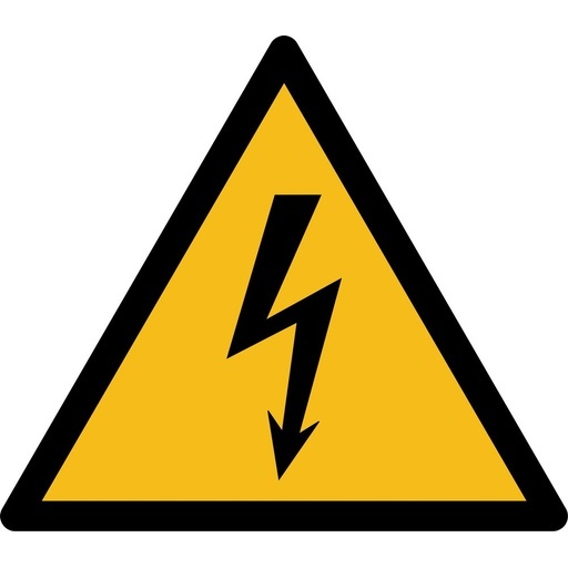 Rouleau de Pictos de Danger - Danger électricité - W012