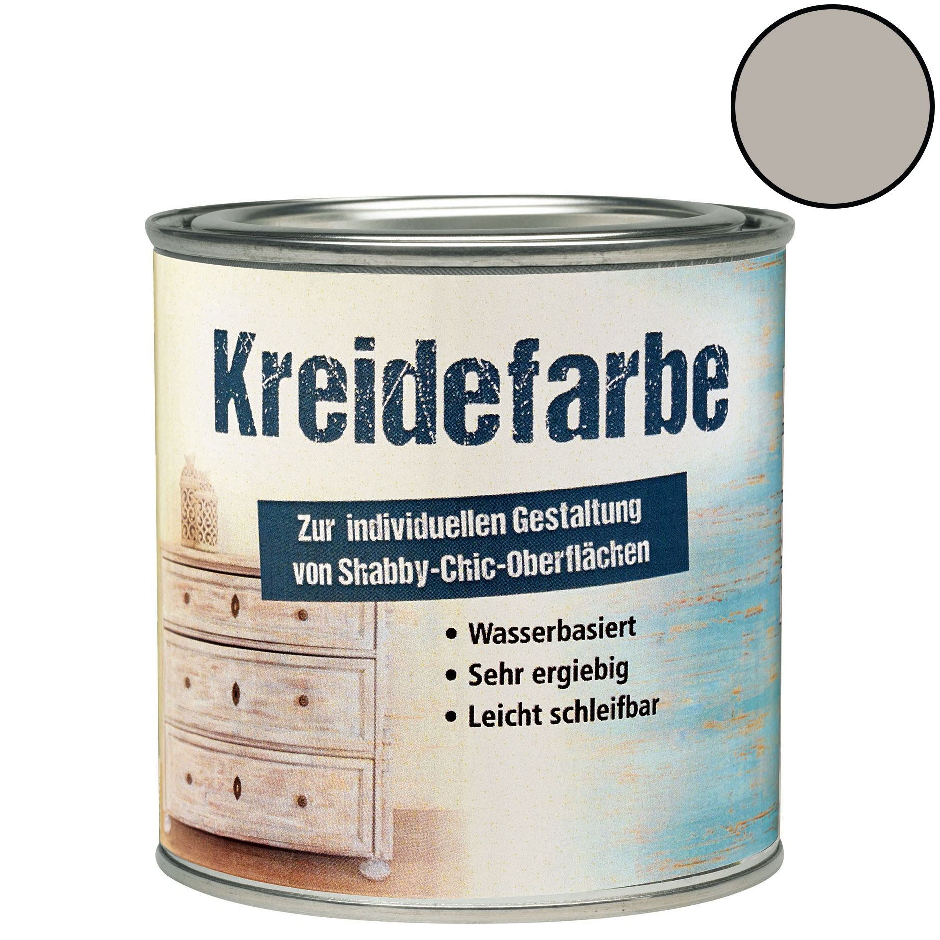 Kreidefarbe - grey - 375 ml