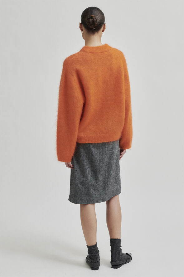 Second Female Waleria Wool Skirt Black