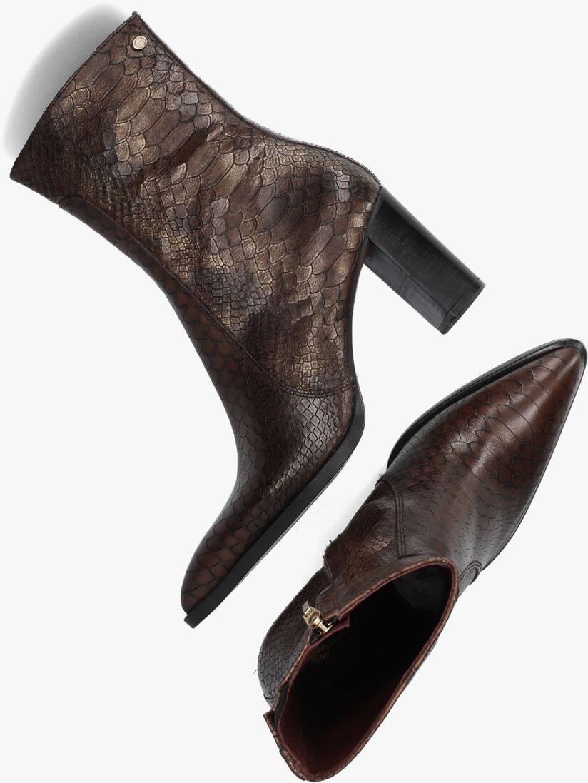 FRED DE LA BRETONIERE bruine fred de la bretoniere enkellaarsjes paige ankle boot