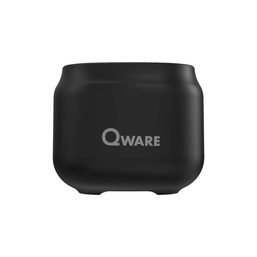 Qware draadloze bluetooth speaker - zwart