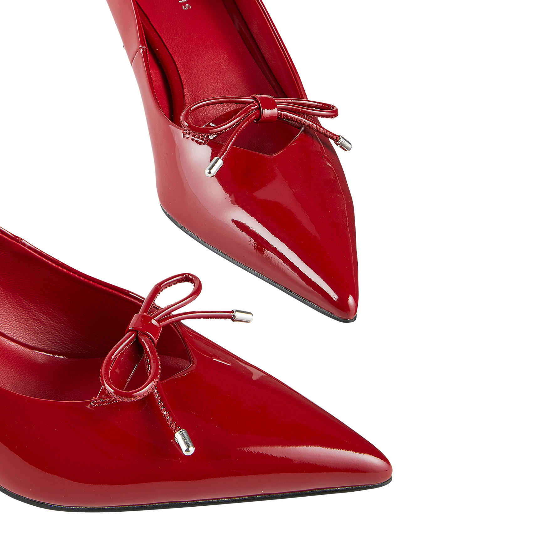 CAPUCINE - Escarpins en cuir vernis | Rouge