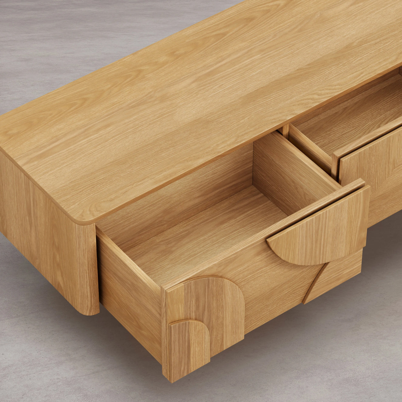 by fonQ Brikk Tv-meubel - Eiken / Naturel