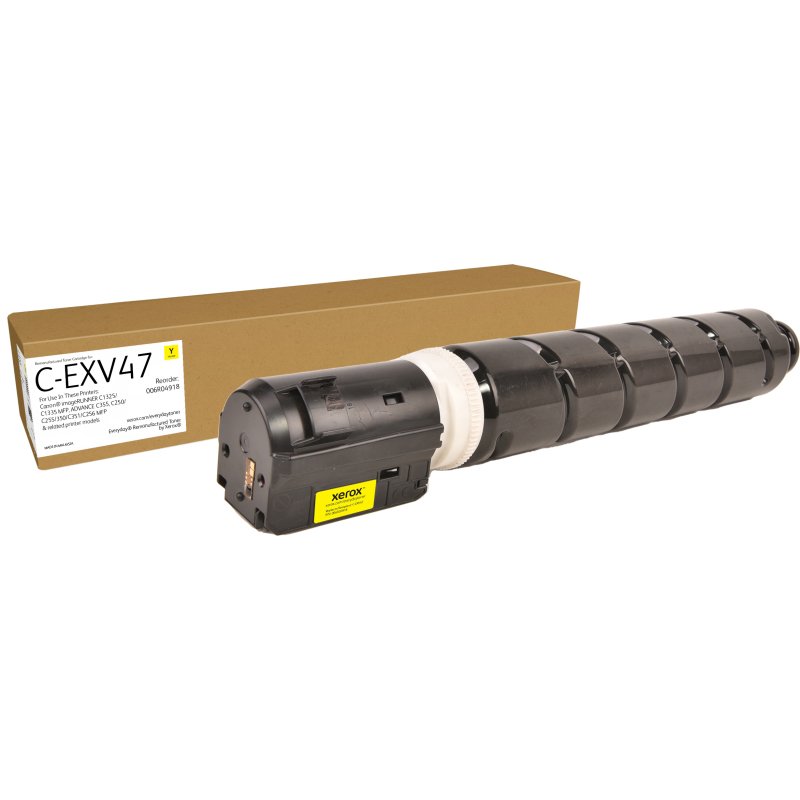 Toner remanufacturé Jaune Everyday™ de Xerox compatible avec Canon C-EXV47 (8519B002), Capacité standard