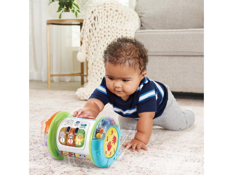 Vtech 3-in-1 Rollende Entdecker-Trommel -DE- Musik- und Lernspass mit vielseitiger Trommel