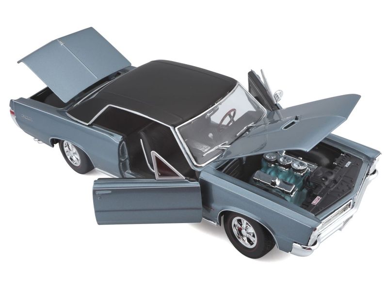 Maisto Pontiac GTO Hurst Edition 1965 1:18, Blau Sammlermodell im Massstab 1:18