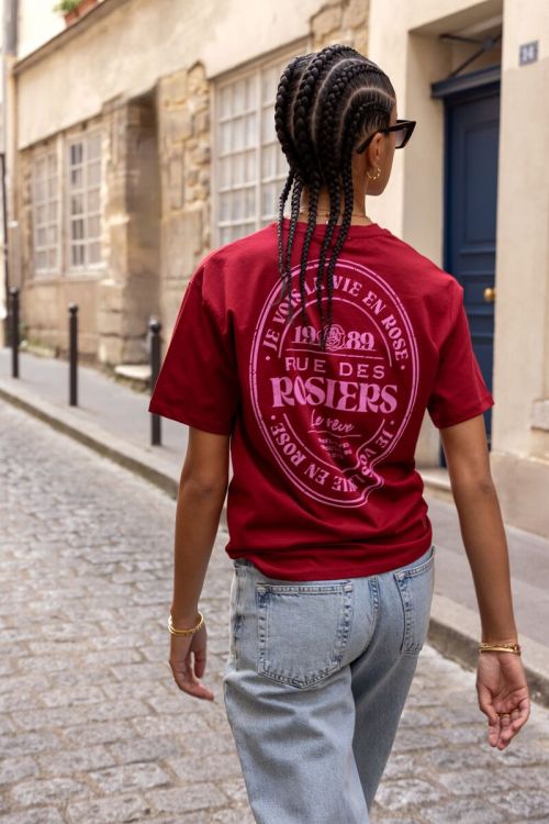 Burgundy T-shirt 