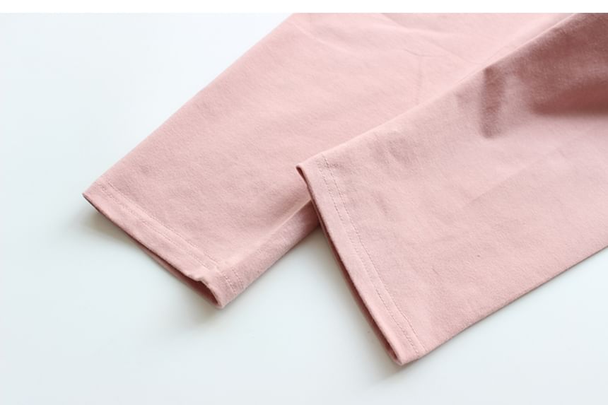 Dogini - Effen loungebroek met elastische taille