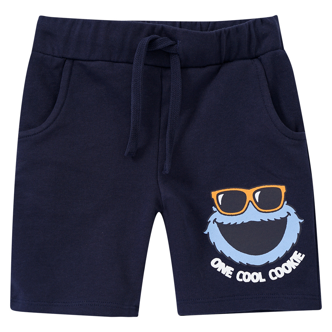 Topolino Sesamstraße Joggingshorts mit Print dunkelblau
