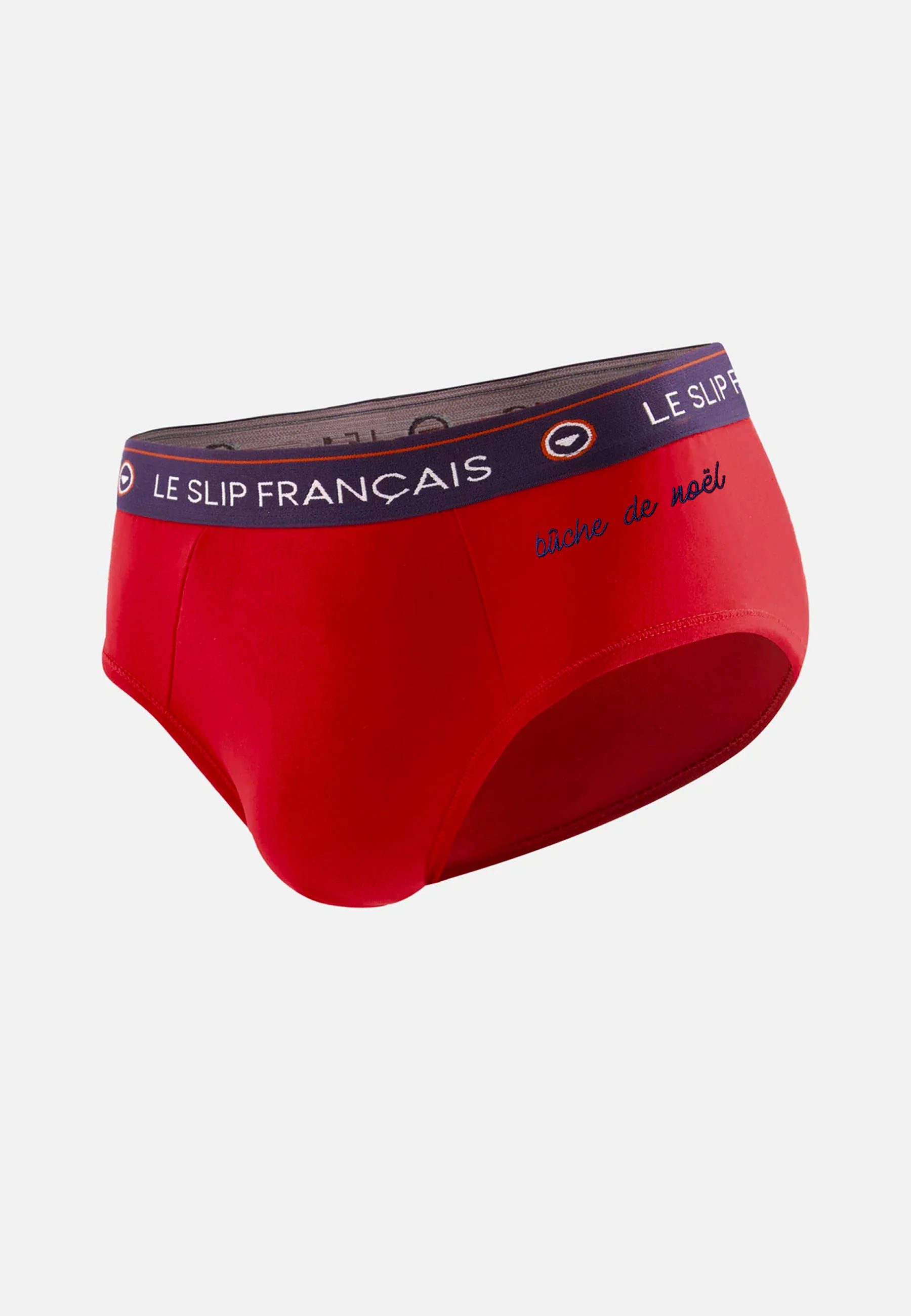 Slip en coton-Intrepide Rouge Cerise Buche De Noel