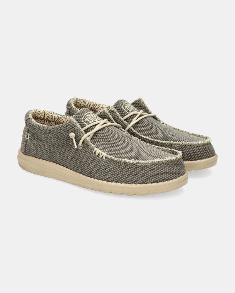 Hey Dude Wally Braided Instapschoenen  - groen
