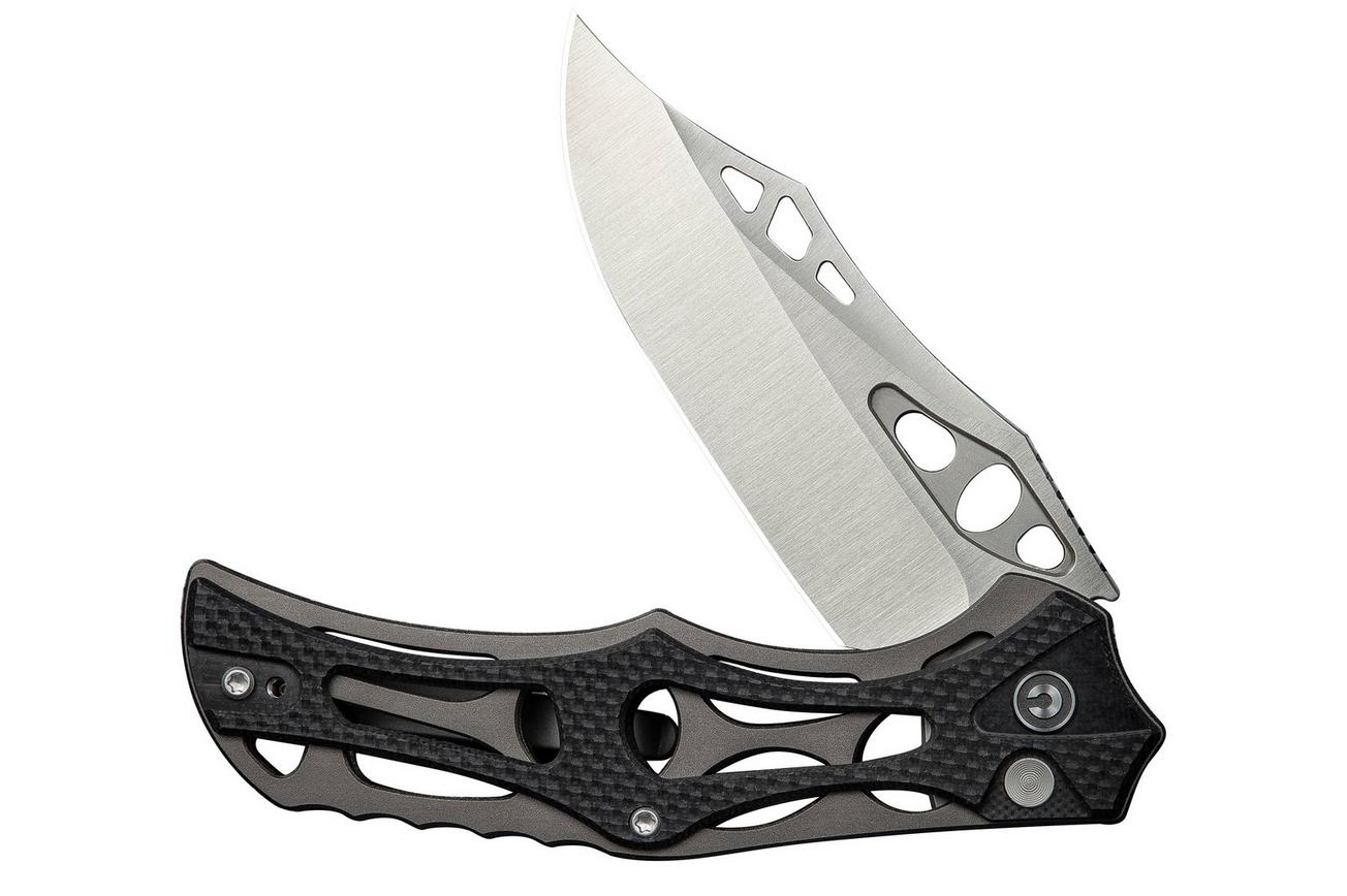 Civivi Biophase C23083C-3 Satin Nitro-V, Grey Aluminium Black Coarse G10, zakmes