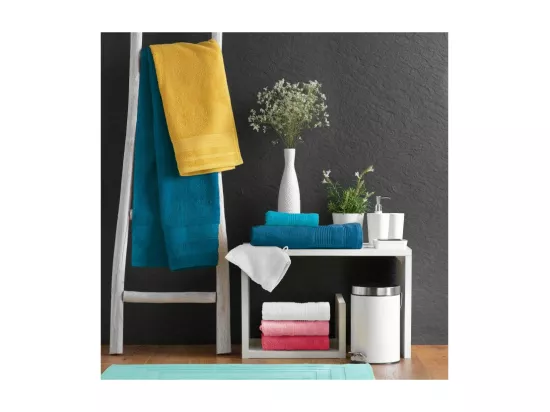 Drap de Douche 70 x 130 cm Tendresse Saphir - Eponge Unie