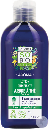So'Bio Étic Aroma Lotion Purifiante Arbre À Thé Peaux À Imperfections Bio Flacon 200ml